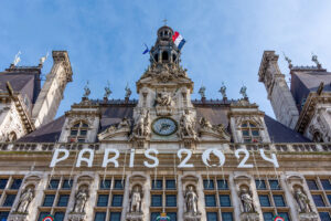 Front of the Hôtel de Ville in Paris