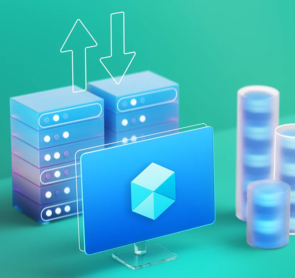 Abstractions of a computer display and datacenter objects