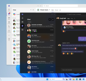 Chat screen