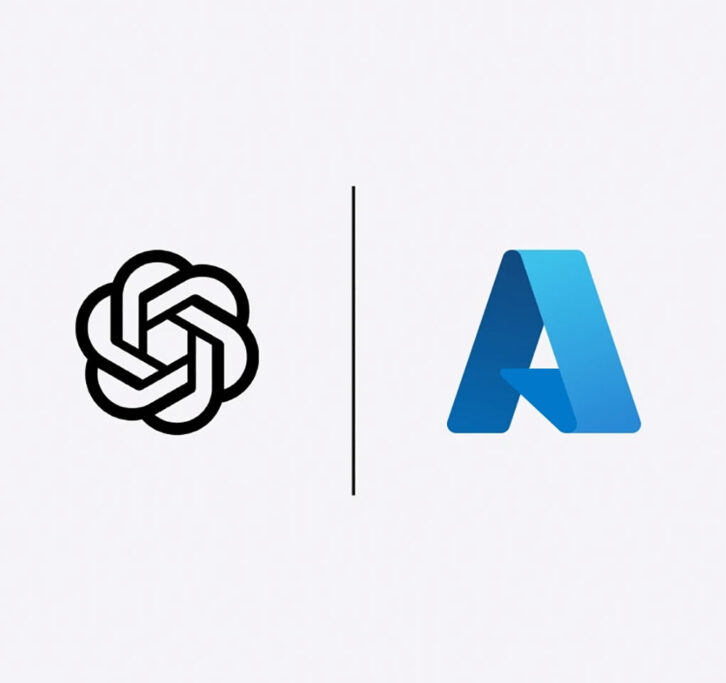 OpenAI and Azure logos