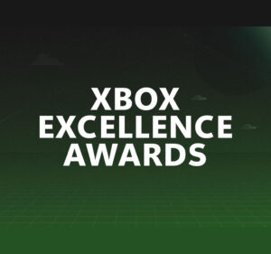 Text reading Xbox Excellence Awards