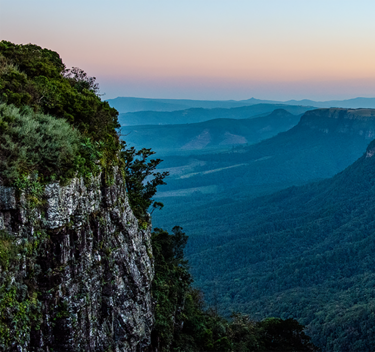 View of undeveloped plateaus